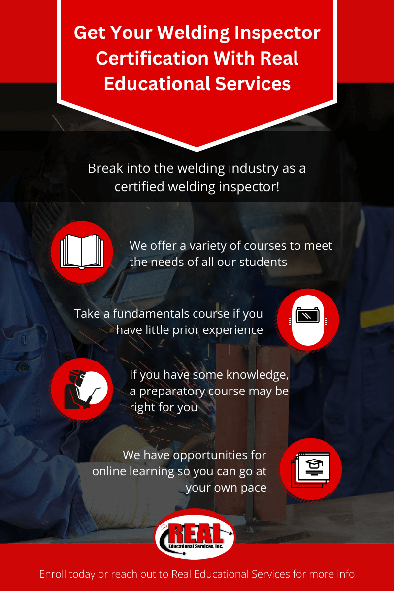 Get Your Welding Inspection Certification With Real Educational Services